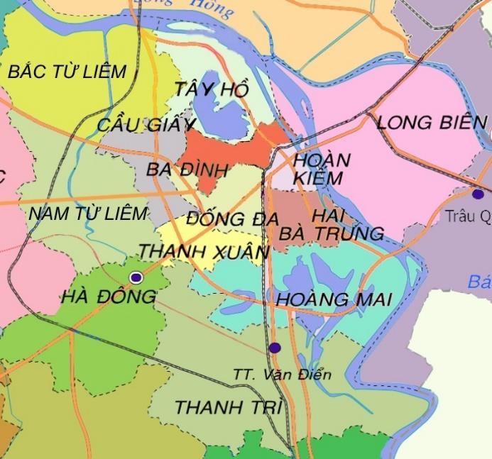 a study of Hanoi can be seen as a pilot or case study for further application of the methodologies in other cities. Figure 1. Hanoi City Figure 2.