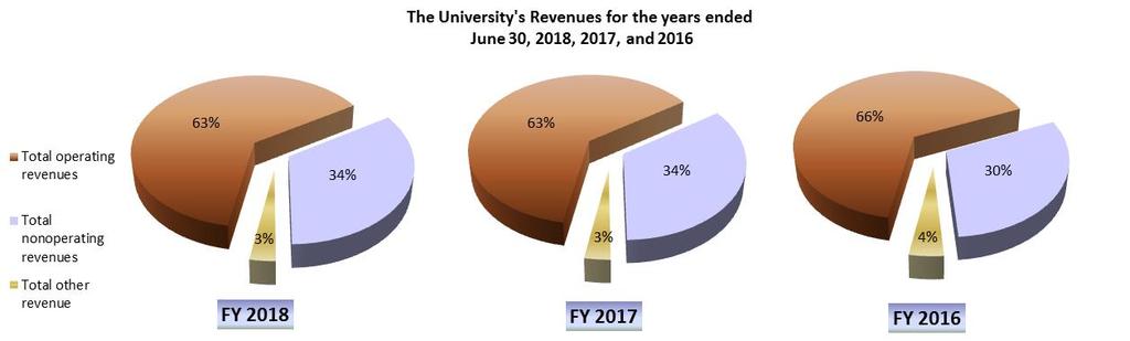 recording of the University s net pension liability. The University s net investment in capital assets decreased $58.
