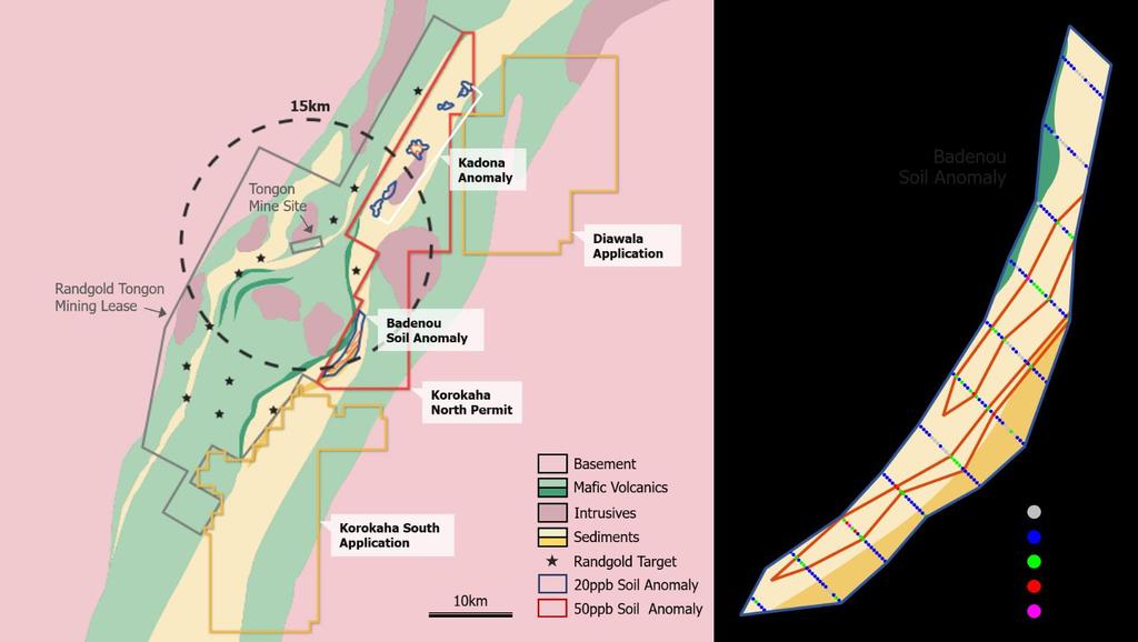 FIGURE 2: Korokaha North Gold Project with Badenou Soil Anomaly On behalf of the Board of Directors, Rick Clark Rick Clark CEO & Director Orca Gold Inc. 604.689.7842 About Orca Gold Inc.