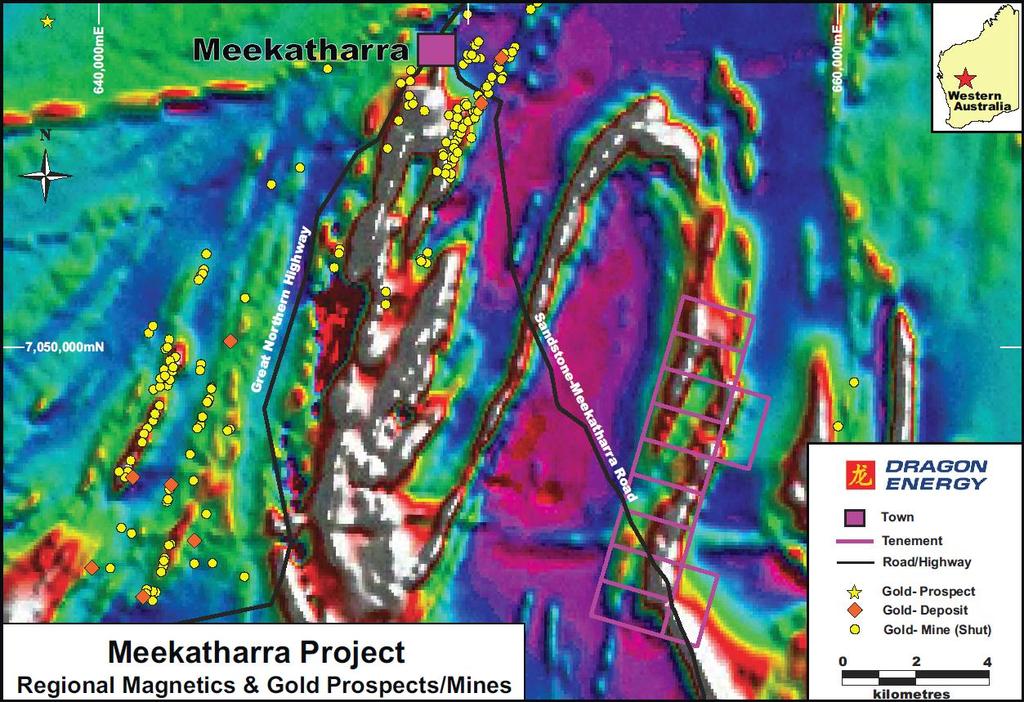 Exploration Meekatharra Tenement P51/2734 2744 Location 13km south-east of Meekatharra Area 22km 2 Targets Gold