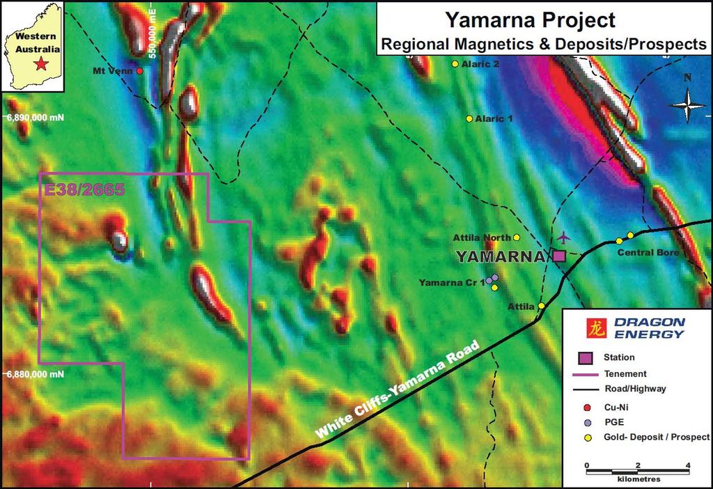 Exploration Yamarna Tenement E38/2665 Location 120km north-east of Laverton Area 75km 2 Targets