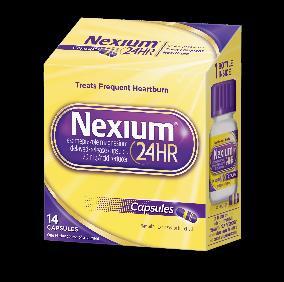 category #8 in global respiratory category Nexium #1 in US