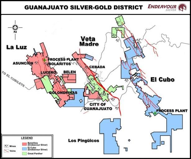 Bolañitos: Second Largest Mexico Silver District Location: Guanajuato, Mexico Property: approx. 2,500 hectares Infrastructure: Past Production: State road, power, local labour 1.