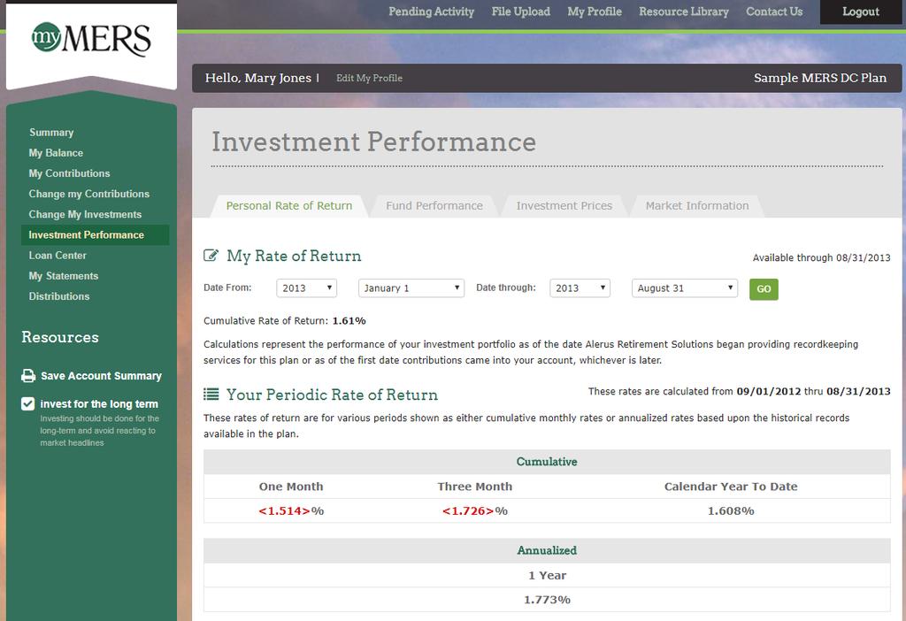 Evaluate Your Fund Performance Available through 4/30/2018 2018 2018 April 30 3.