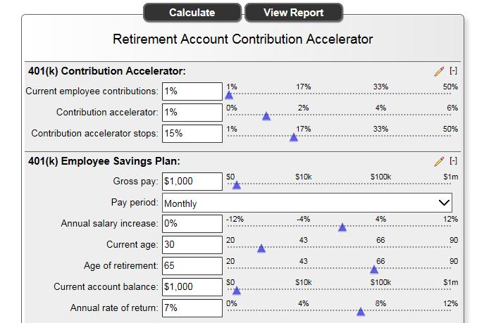 Consider trying the contribution accelerator calculator See how small increases can make a difference using the Contribution Accelerator Calculator savemore.connectwithpru.