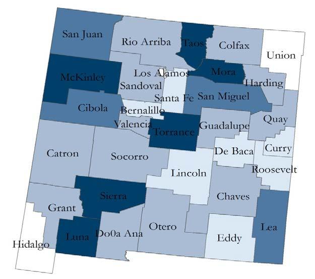 COUNTY UNEMPLOYMENT May 217 Unemployment Rates & Civilian Labor Force Over 8% 7 to 8% 6 to 7% 5 to 6% Under 5% Percent Unemployed Labor Force (Thousands ) Percent Unemployed Labor Force (Thousands )