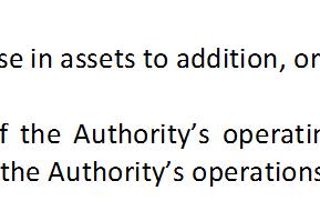 Whether the difference concerns an area of the Authority s operating environment that has been identified as playing a significant role in the Authority s operations or