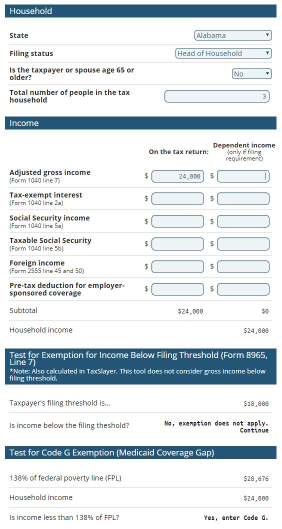 How to Integrate TaxSlayer, HealthCare.gov & CBPP Tool 43 Start in TaxSlayer with insurance coverage questions Is there an easy exemption? Income below the filing threshold? Short coverage gap?