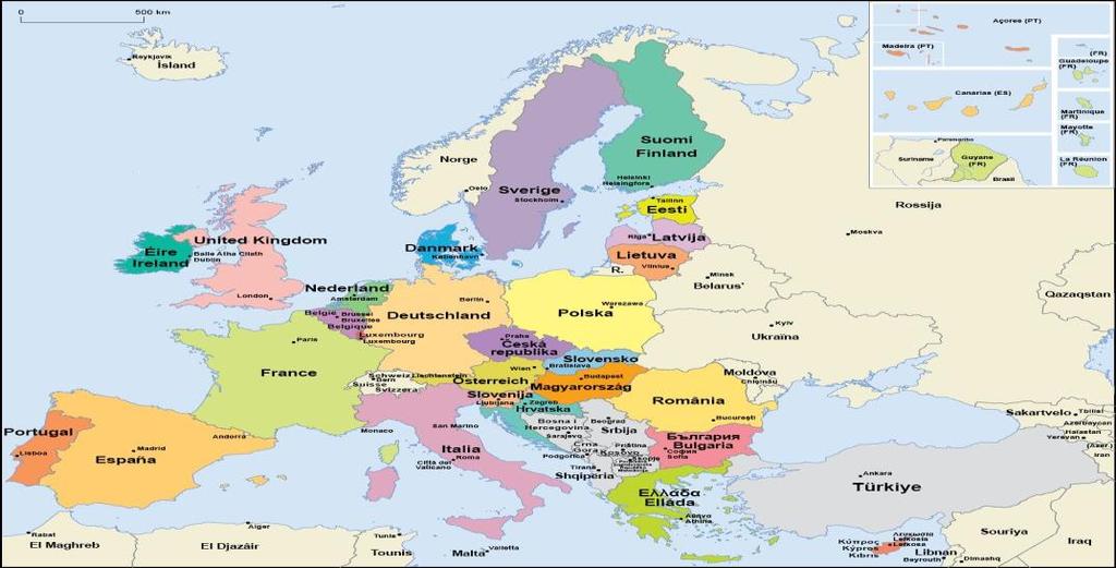 EU Regulation Overview The EU: 500 MILLION PEOPLE- 28 COUNTRIES (before Brexit becomes effective) Austria, Belgium, Bulgaria, Croatia, Republic of Cyprus, Czech Republic, Denmark,