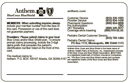 Back of Individual off exchange member ID card (sample) BlueCard for exchanges and Multi-State Plan products Under the Affordable Care Act (ACA), the Office of Personnel Management (OPM) is required