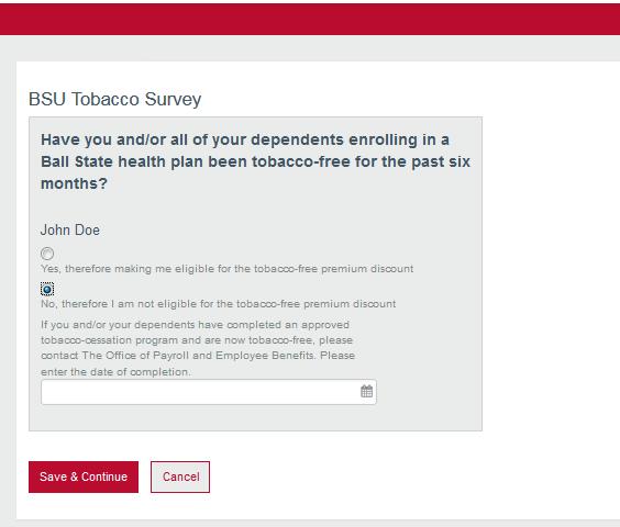 have completed an approved tobacco-cessation program, enter the date of