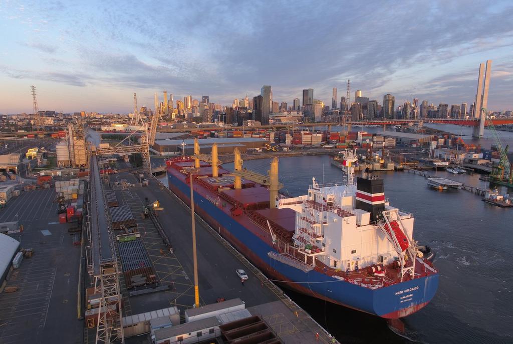 Interim Report Third quarter of NORD COLORADO, built Supramax vessel calling Melbourne, Australia