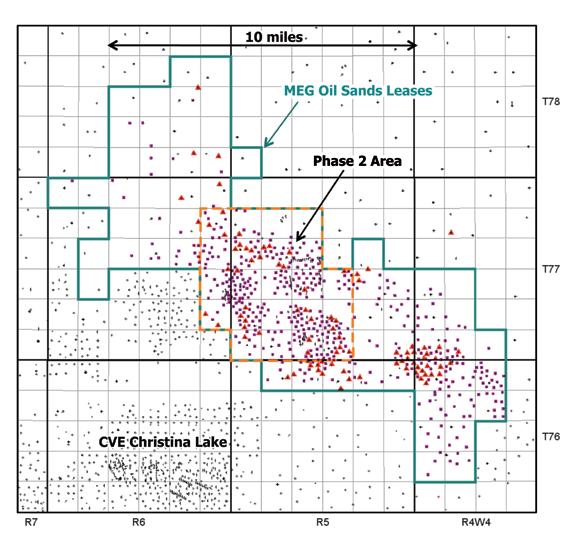 Christina Lake Delineation Wells 88 delineation wells