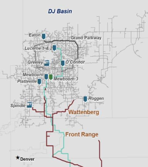 Gathering and Processing Overview North Assets Permian Assets Midcontinent Assets South Assets Asset type Fractionator & Plant Natural Gas