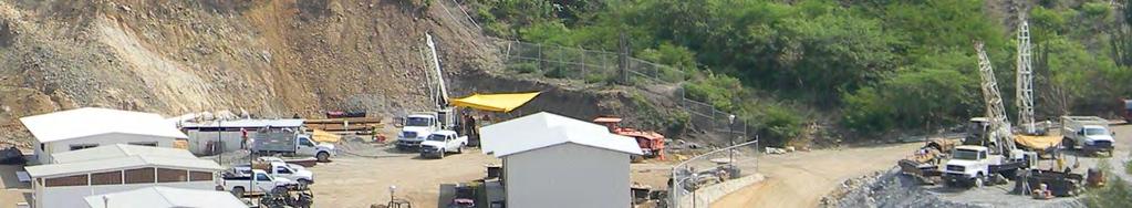 Arista Mine Development Drills assisting development work Hole # 1 st