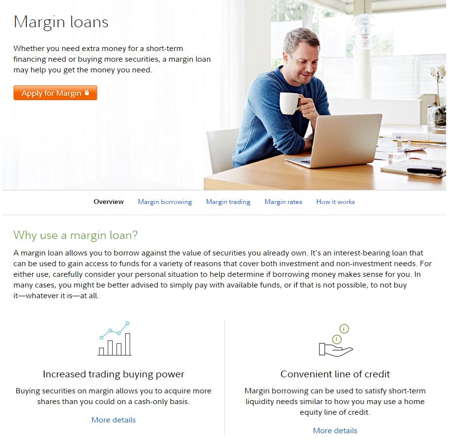 > Margin Loans Source: Fidelity.