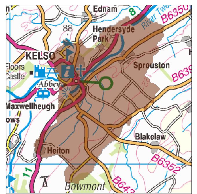 Kelso (Potentially Vulnerable Area 13/09) Local Plan District Local authority Main catchment Tweed Scottish Borders Council River Tweed Background This Potentially Vulnerable Area is 29km 2 and part