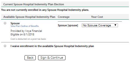 Spouse Voya Hospital Indemnity Voya Spouse Hospital Indemnity Coverage on your
