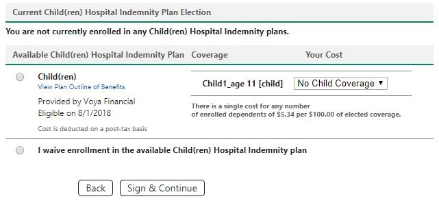 Child(ren) Voya Hospital Indemnity Voya Child(ren) Hospital Indemnity: Your