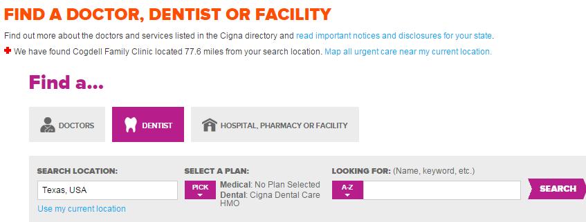 Cigna Dental HMO DHMO Dental Participants pay co-pay amounts for covered services. There are no plan maximums, waiting periods or deductibles.