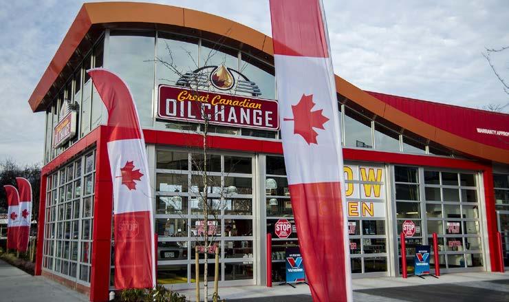 Great Canadian Oil Change Company Overview Founded in Saskatoon, Saskatchewan in 1978 73