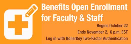 Log in to Benefitfocus with your Purdue Career Account and BoilerKey.