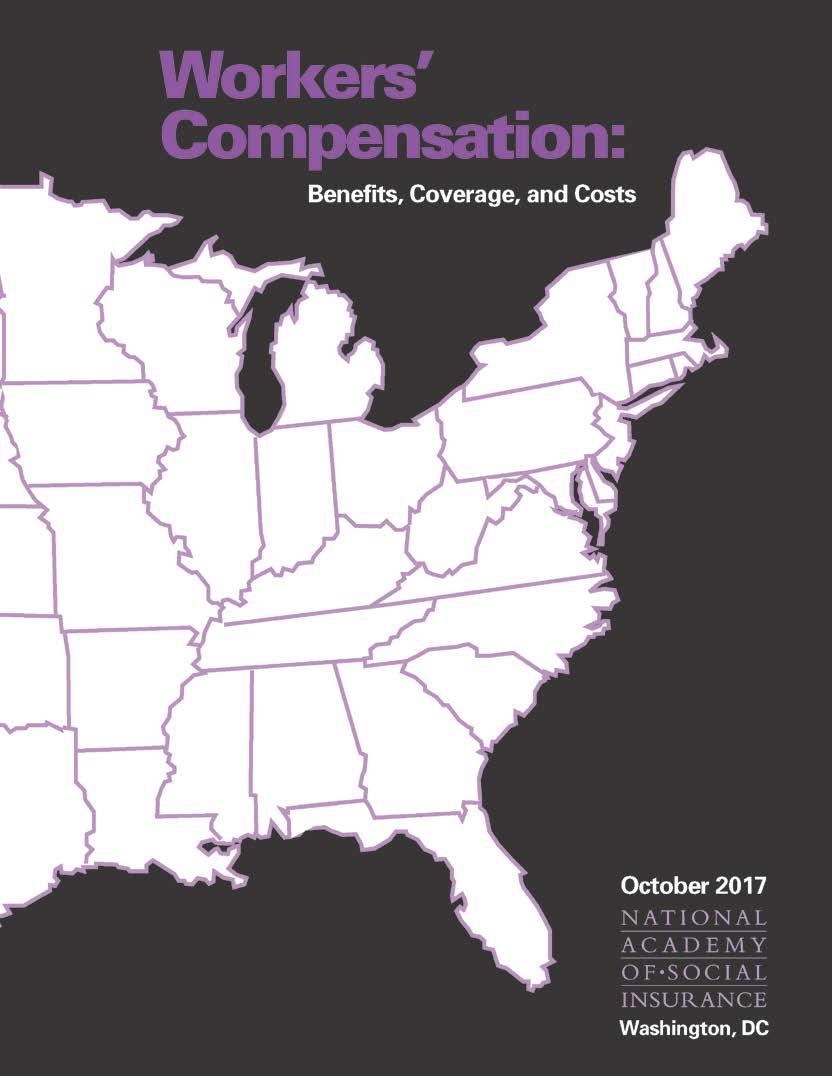 Workers Compensation: Benefits,, and Costs Sources, Methods, and