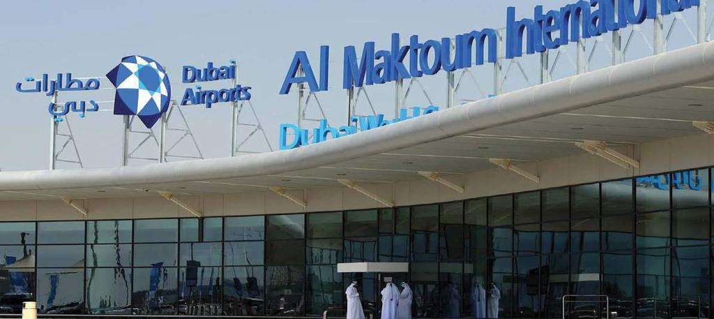 Al Maktoum International Airport will become the world's largest airport with a capacity of more than 200 million passengers and 16 million tonnes of cargo every year.