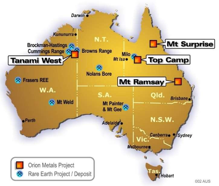 Orion Metals has negotiated an unincorporated JV agreement with mineral exploration junior PVW Resources NL, to conduct exploration activities across its Tanami West Project area.