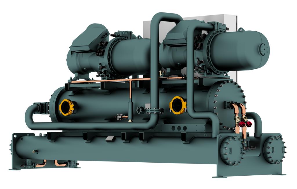 Smart compressors Integration to BMS Cost-efficient solution for both full and part load conditions C Intelligent, centralized chilled water plant control Powerstream's compact semi-hermetic screw