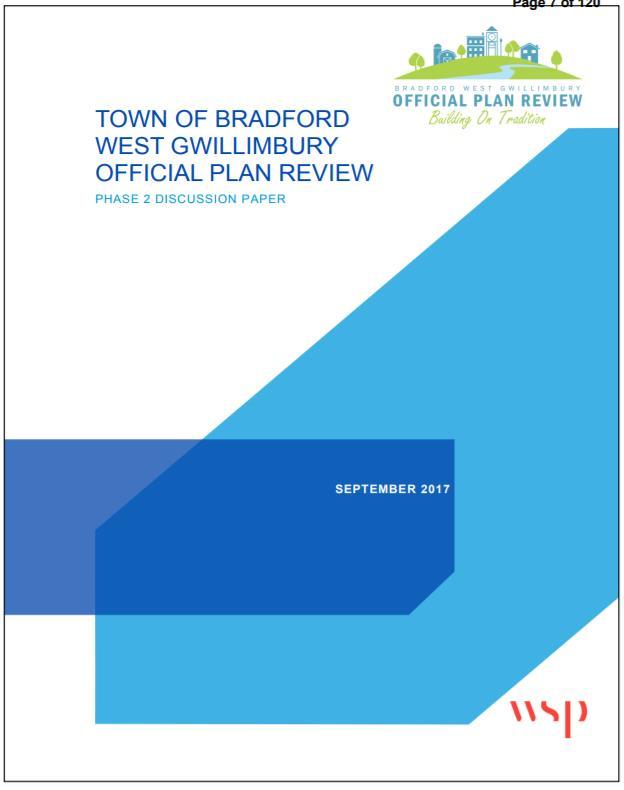 Statutory Public Meeting - Official Plan Review (a) Planning Report The.