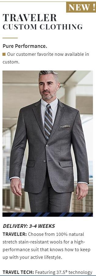Personalized, Exclusive Products Keep Men Coming Back The Custom Experience We make buying a custom suit as easy and affordable to buy as a suit