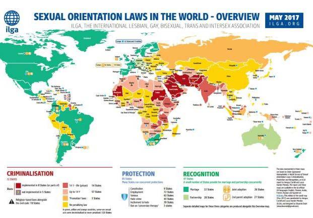 , State-Sponsored Homophobia 2017: A world survey of sexual
