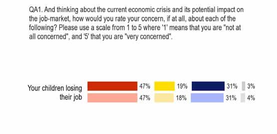 1. PERCEIVED IMPACT OF THE ECONOMIC CRISIS ON THE JOB MARKET 1.