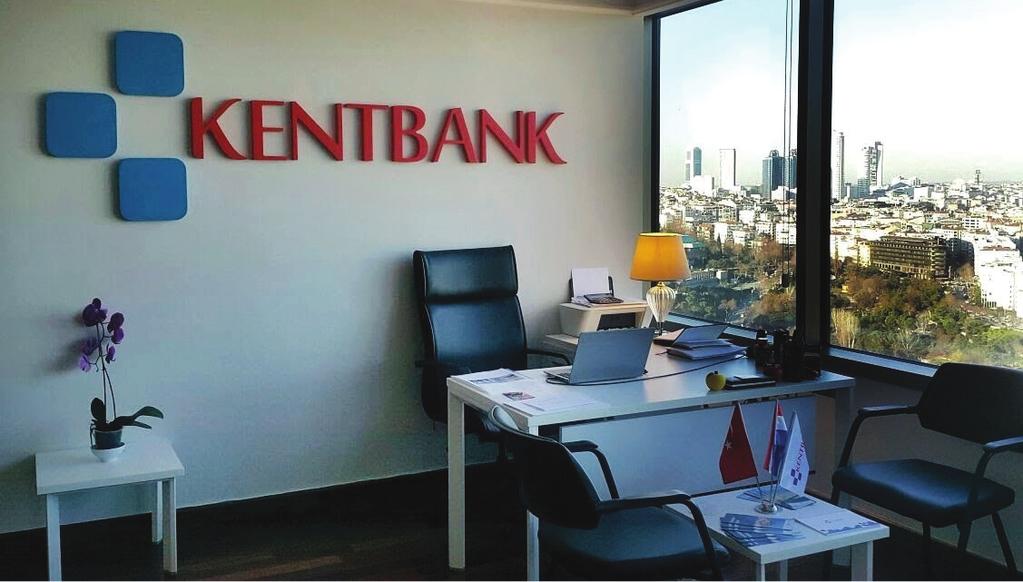 17 Representative office and Turkish desk Turkish desk established in 2015 in the Bank Representative office opened in Istanbul at the end of 2017 KentBank pays special attention to