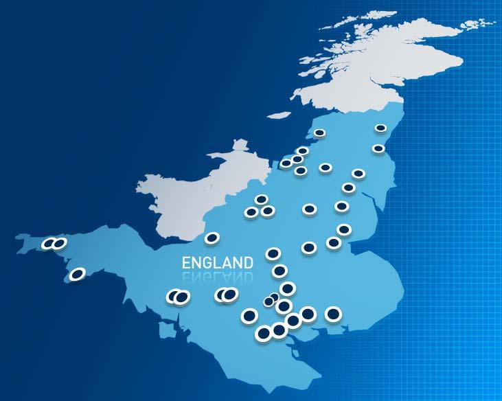 UNITED KINGDOM England 40 hospitals