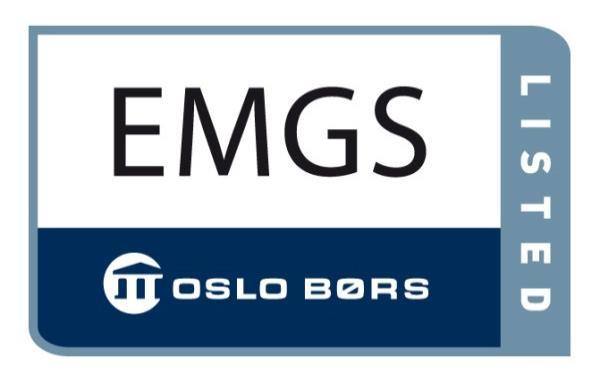 EMGS in brief Pioneered the EM industry