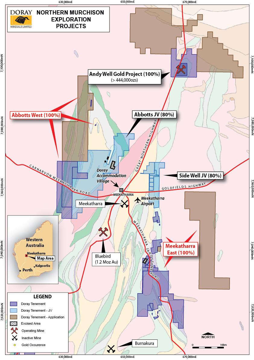 Andy Well Gold Project Australia s newest high-grade/lowcost gold operation Standalone, high-grade underground gold mine and processing plant First new gold operation in the Murchison region in over