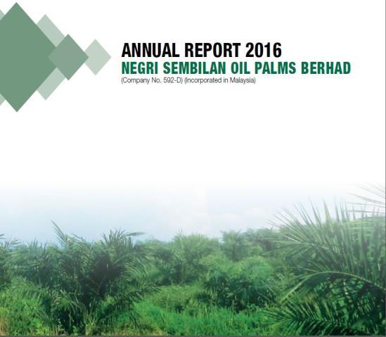 Background Company profile Negeri Sembilan Oil Palms Berhad (NSOP) was incorporated in 1928, with primary activities in the cultivation of oil palm and sale of fresh fruit bunches (FFB).