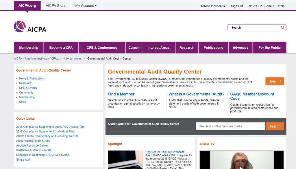 About the GAQC www.aicpa.org/gaqc Provides resources (e.g., alerts, web events, tools, etc.