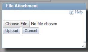 Click the comments bubble for the transaction that you want to work. e. Click the Attach button. f. Click Choose File... g.