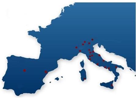 Where we are We are headquartered in Milan with offices throughout Italy: Milan, Ancona, Bologna, Cagliari, Catania, Cesena (FC), Firenze-Prato, Fucecchio (FI),