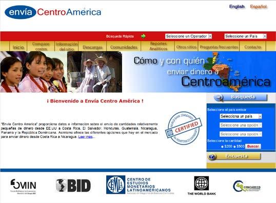 (5) Value for money: Central America remittances database Results of Enviacentroamerica database Estimate: 1% decline in remittance costs amounts to approximately $600 million directly received by