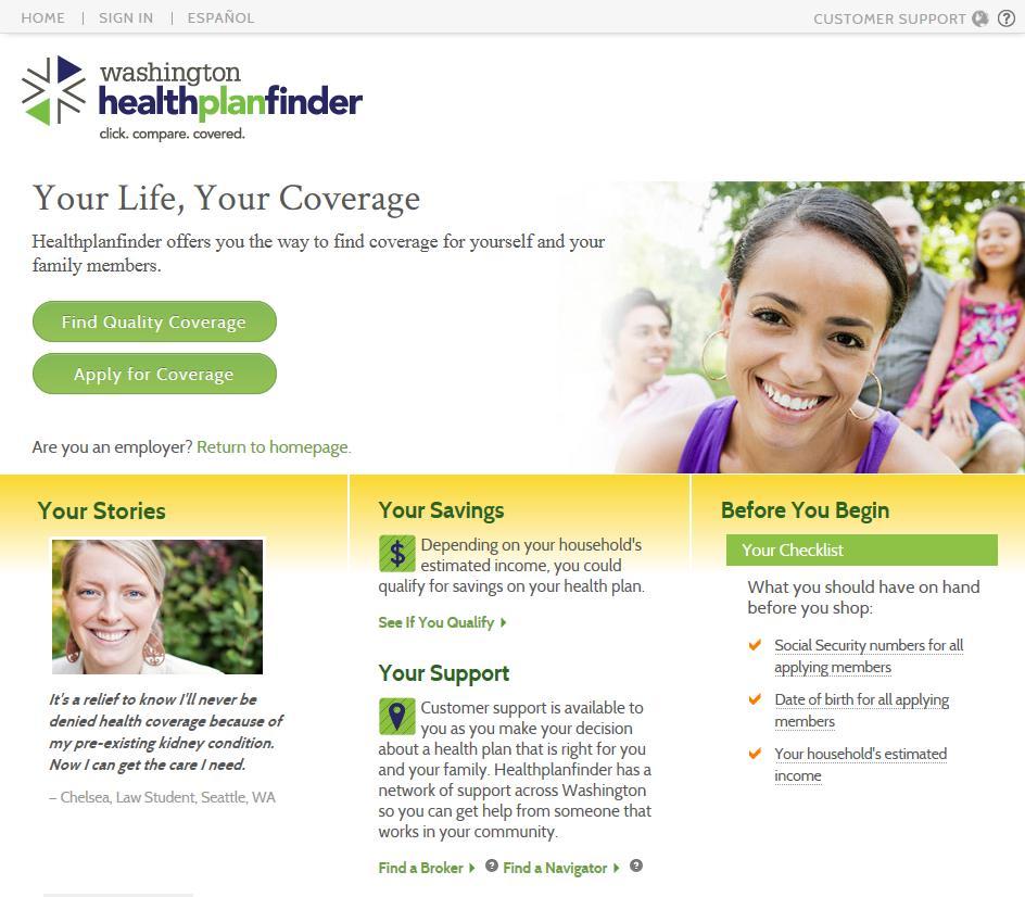 Washington Healthplanfinder