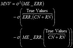 Variances Variable of Interest