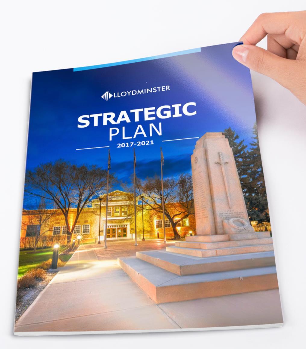 Our Strategic Plan Lloydminster City Council adopted a Strategic Plan for 2017-2021 which outlines areas of strategic focus and provides clear objectives for Council and Administration.