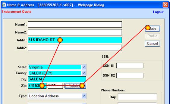 The system will display the location addresses. 3. Click Add Unit from the Unit dropdown. 4.