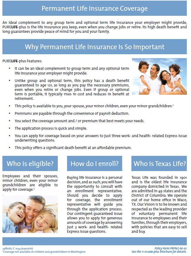 Texas Life Permanent Life Insurance
