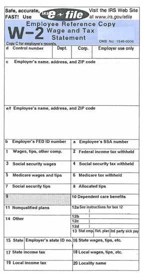 MARY LAKE TAX PREPARATION b Employer identification number (EIN) 61-500XXXX c Employer s name, address, and ZIP code CLEAN PRINT INC 822 5TH ST CHICAGO, IL 60626 a Employee s social security number