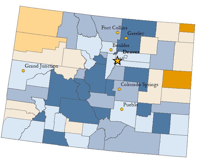 Colorado continues to experience net in-migration, but the pace of growth has slowed over the past year.